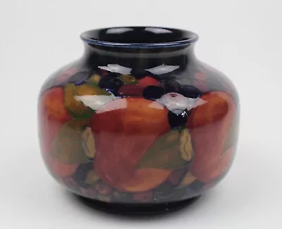 Moorcroft Large Pomegranate Vase  Ground Made In England • $344.99