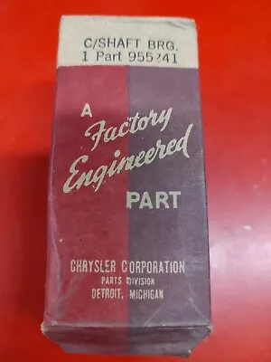 NOS OE Mopar Dodge Crankshaft 1/2 Shell Main Bearing #955241 STD All '34-47 V8 • $19.95