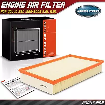 New Front Engine Air Filter For Volvo S80 1999-2006 CA8713 AF7949 Flexible Panel • $17.99