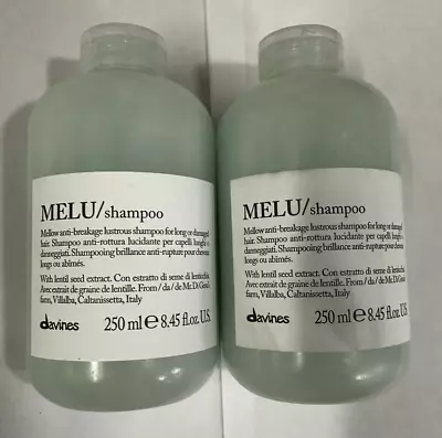 2 X Davines • MELU Anti-breakage Shampoo • 8.45 Oz • New • $39.99