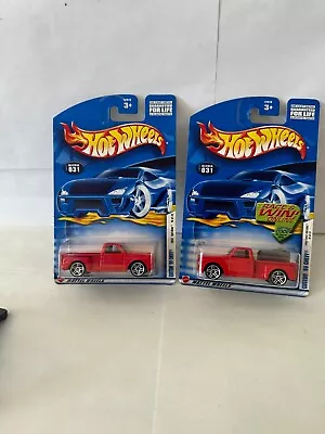 Hot Wheels Lot 2x First Editions #19/42 Custom 69 Chevy Red P58 • $14.30