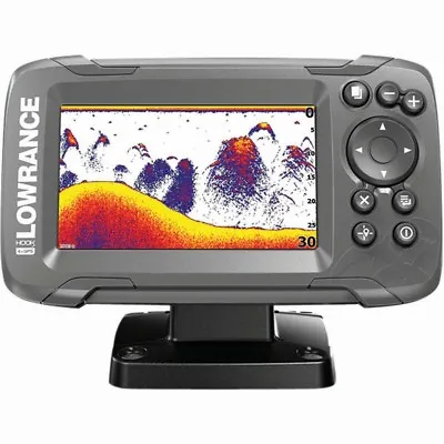Echo Sounder Lowrance Hook2 4x GPS Fishfinder Carp Fishing 200KHZ Bullet A0336 • £149.27