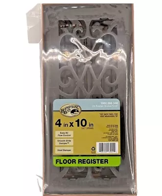 Floor Vent Hampton Bay Register Air Ventilation 4x10 Scroll Oil Rubbed Bronze • $24.99