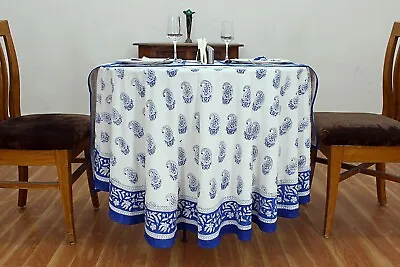 Dining Tablecloth Dinner Table Linen Cotton Table Cover Gift For Her • $227.22