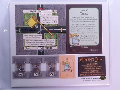 Munchkin Quest PROMO SET 1 Steve Jackson Games 2008 • $14.98