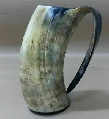 Antique Viking Drinking Mug Wine Cup Beer Tankard Natural Medieval Horn Mug • $30.08