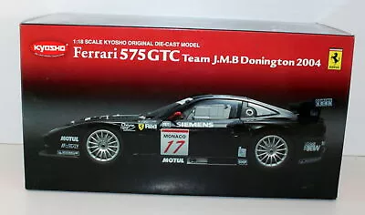 Kyosho 1/18 - 08393c Ferrari 575 Gtc - Team Jmb Donnington 2004 • £129.99