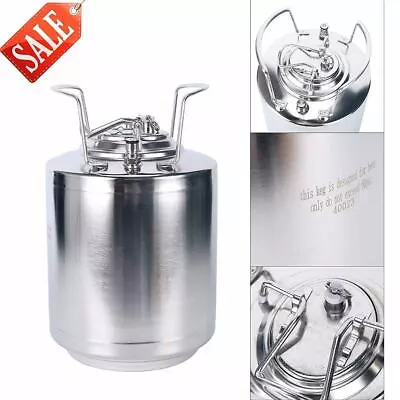 2.6 Gallon(10L) Stainless Steel Mini Ball Lock Keg System For HomeBrewing Beer • $95.99