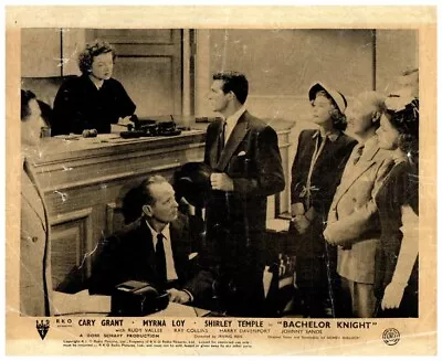 Bachelor And The Bobby Soxer Original Lobby Card Cary Grant Myrna Loy Court Room • $29.99