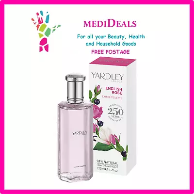 Yardley London English Rose EDT 125ml Spray New • £12.95