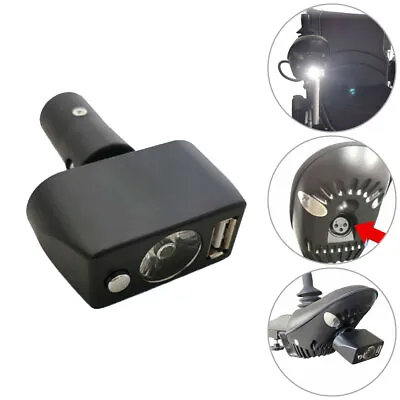LED Electric Wheelchair Lights USB For Mobility Motorized Electric Power Wheel • $19.90