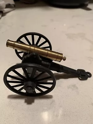 Miniature Brass And Cast Iron Cannon ~ Dollhouse ~ Display • $12.99