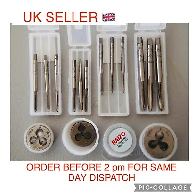 Ba Series Tap + Die Series 0ba 1ba 2ba 3ba 4ba 5ba 6ba 7ba 8ba 9ba 10ba • £14.50