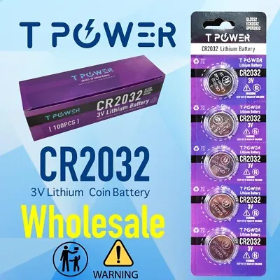 3V CR2032 Lithium Coin Cell Button 3V Battery Batteries Wholesale • $8.99