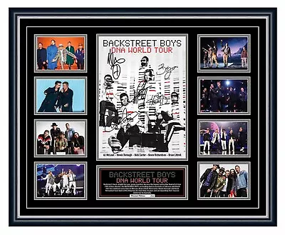 $119.99 • Buy Backstreet Boys Dna Tour 2023 Australia Signed Ltd Ed Framed Memorabili