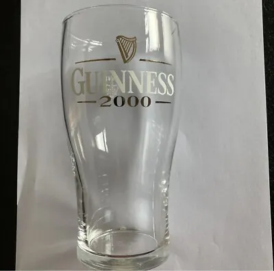 £19.99 • Buy Guinness Pint Glass Millennium 2000 *RARE* New Old Stock