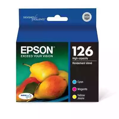 Genuine Epson 126 Ink Cartridge CYM Exp 3/24. New Sealed • $19.95