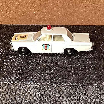 Original Matchbox Lesney No. 55/59 Ford Galaxie Police Car - Made In England • $38