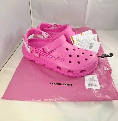 Post Malone X Crocs Duet Max II 2020 Men’s Pink Clogs 207268-001 Size 11 (Read)  • $164.99
