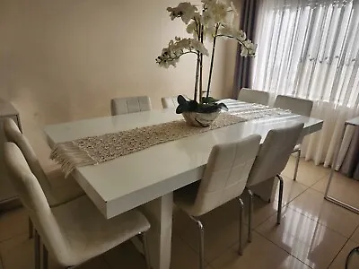 $150 • Buy White 9 Piece Dining Tables And Chairs