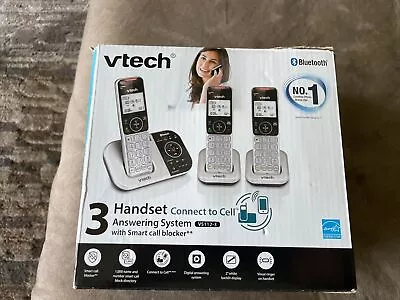 VTech DECT 6.0 Cordless Phone Answering System Bluetooth Call Block 3 Handsets • $50