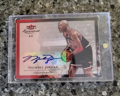 2006 Fleer Autographics Michael Jordan Auto Sp Bulls Clean Autograph! • $5999.99