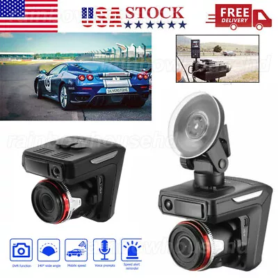 Anti Radar Laser Speed Detector 1080P Car DVR Recorder Video Dash Camera Night • $42.99