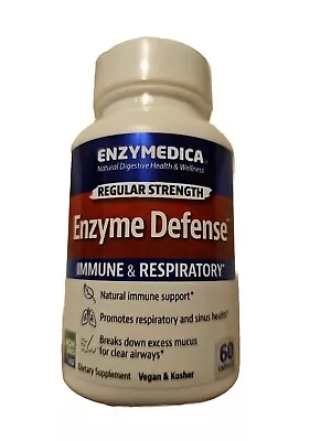 🌟 Enzymedica Enzyme Defense 60 Capsules Natural Immune Support  • $19.49