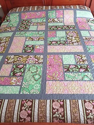 SALE!! Handmade Large Patchwork Quilted / Throw - 84  X 90  • £235