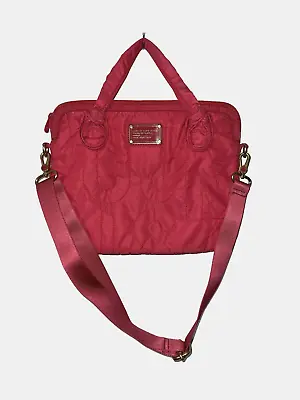 Marc Jacobs Pink Nylon Laptop Bag With Long Strap • $48.99