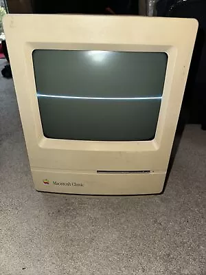 Vintage Apple Macintosh Classic Desktop Computer - M01420 For Parts Repair • $125