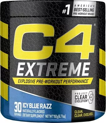 Cellucor C4 Extreme PREWORKOUT - Caffeine - Beta Alanine + Creatine- 30 Servings • $16.99