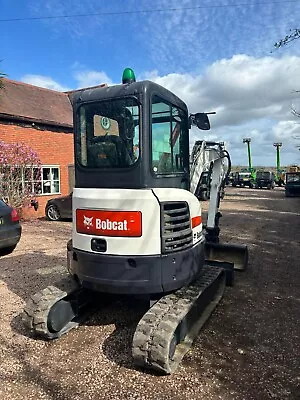 Bobcat E26-3 Ton Excavator Digger 4 Aux Lines 4 Rotator Grab 2018 JCB Kubota • £19995