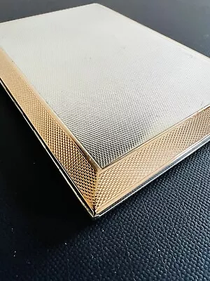 Rare Solid Silver & Gold Mappin & Webb Cigarette Case • £390