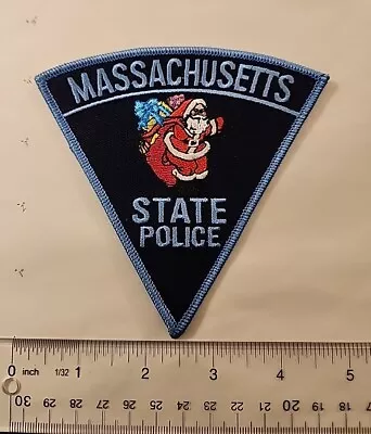 Massachusetts State Police Santa Police Special Edition  🎅 Christmas Patch • $11