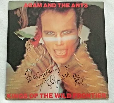 Autographed/Signed Adam And The Ants  Kings Of The Wild Frontier  Vinyl Adam Ant • £213.72