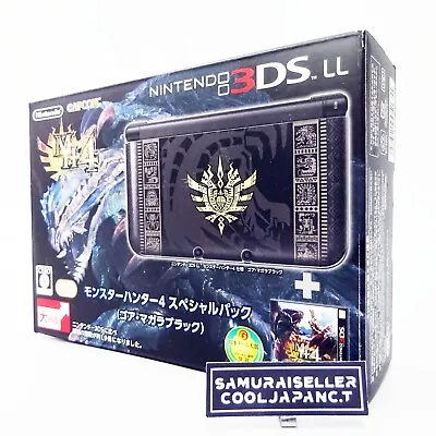 Nintendo 3DS LL Monster Hunter 4 Special Pack Goa Magara Black Console Japan NEW • $298.94