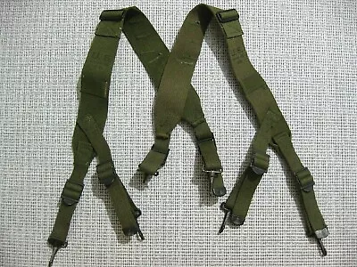 US ARMY WW2 M1944 M44 FIELD PACK SUSPENDERS Mint • $55