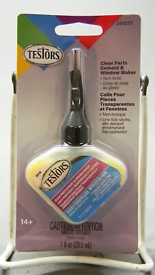 TESTORS CLEAR PARTS CEMENT & WINDOW MAKER Plastic Glue Adhesive TES3515 CT NEW • $9.94