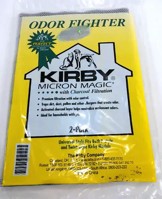 Kirby Micron Magic Hepa Filtration Vacuum Bags 2 Pack Fits F And Twist Style NIP • $6.99