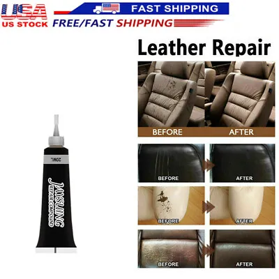 20ml Advanced Leather Repair Kit Filler Vinyl Car Seat Patch Sofa Rip Holes • $6.59