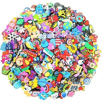 Lot Of 50100200 Pcs Random PVC Different Shoe Charms For Shoe Decoratiion • $37.99