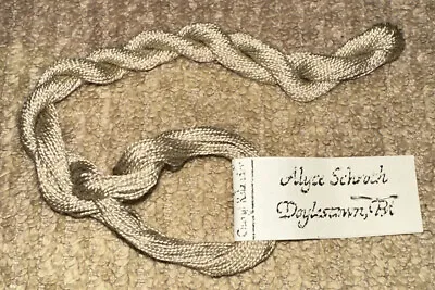 Vintage Alyce Schroth Hand Dyed Spun Silk 20yds Antique Tan Embroidery Floss • $9.97