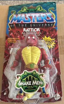 Masters Of The Universe Origins Rattlor Figure 2022 Mattel Snake Men DMG BX • $19.99