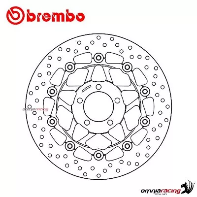 Brembo Serie Oro Front Floating Brake Disc For Kawasaki Z750S 2005-2007 • £138.33