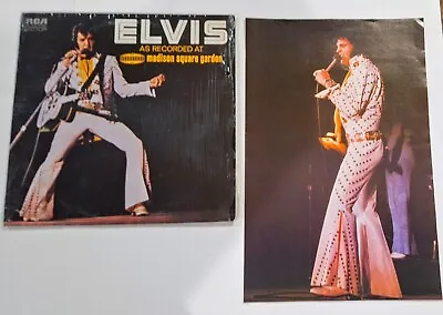 Elvis Presley As Recorded At Madison Square Garden LP AQL1-4776-Original Shrink  • $40