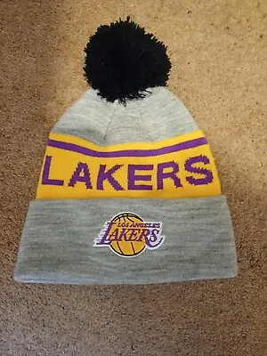 NBA Lakers Beanie Bobble Hat  • £5