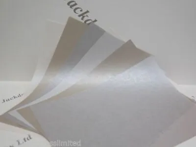 Vellum Parchment Translucent Shimmer A4 115gsm Paper 10 X Silver Ivory Or Mink • £8.81