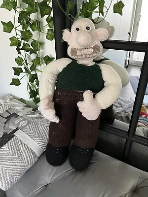 Hand Knitted Wallace Toy Wallace & Gromit • £5