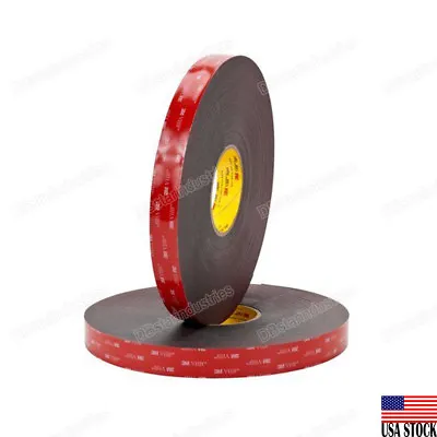 $11.29 • Buy 3M 1/2  X 15Ft Double Sided Foam Adhesive Tape 5952 Industrial Grade Made In US